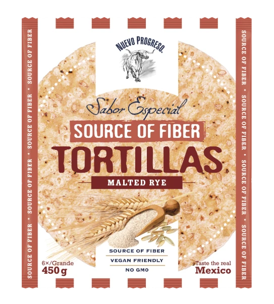 Malted rye tortillas