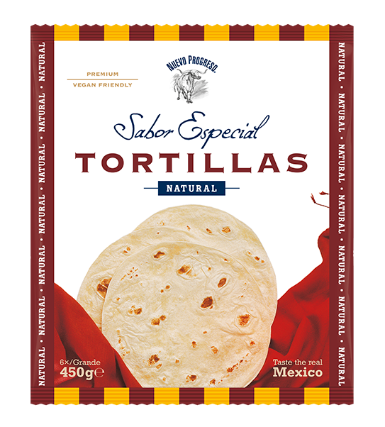Natural tortillas
